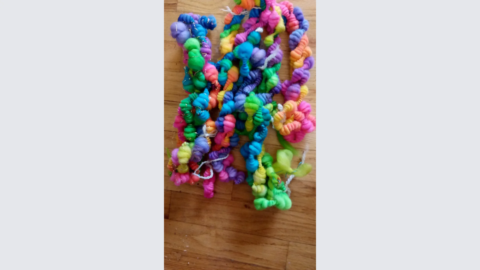 Spinning Beehive Art Yarn