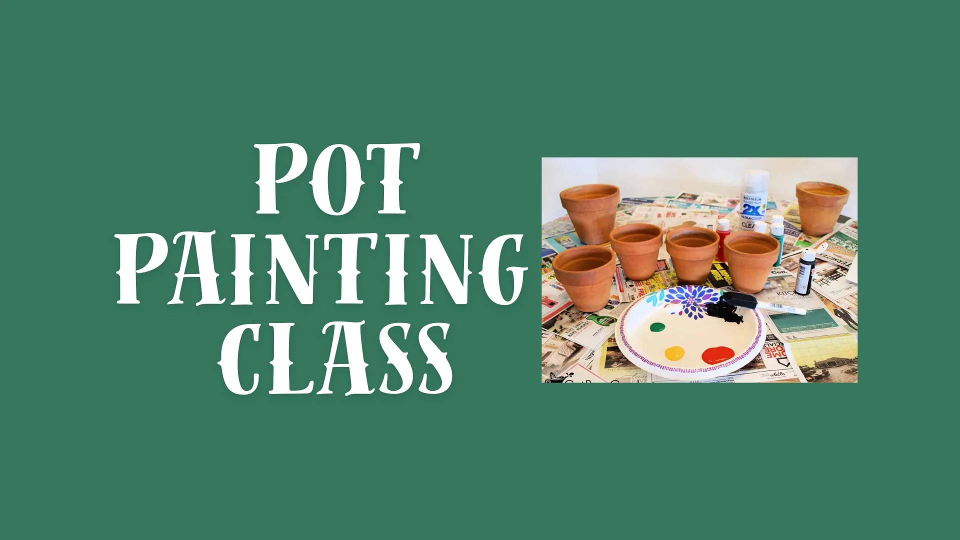 Pot Painting Class