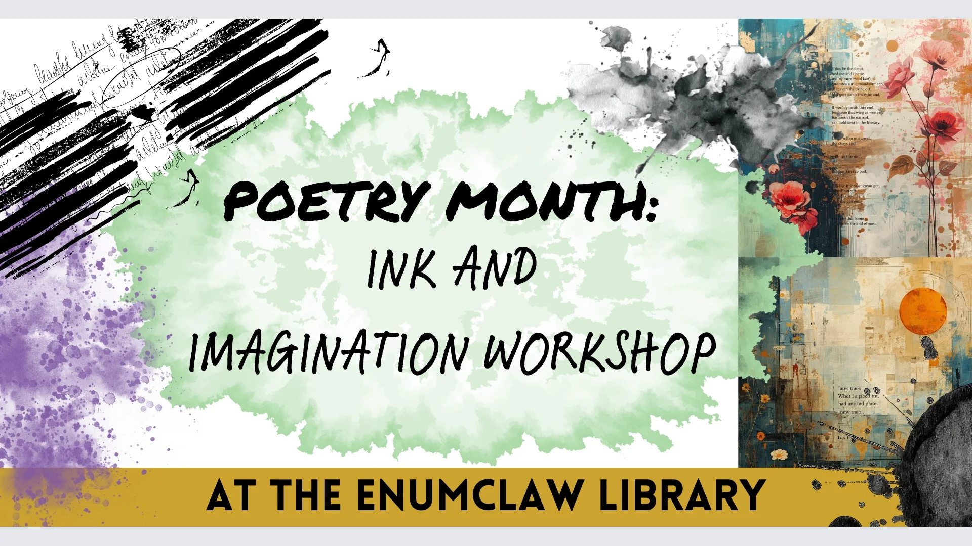 Poetry Month: Ink and Imagination Workshop