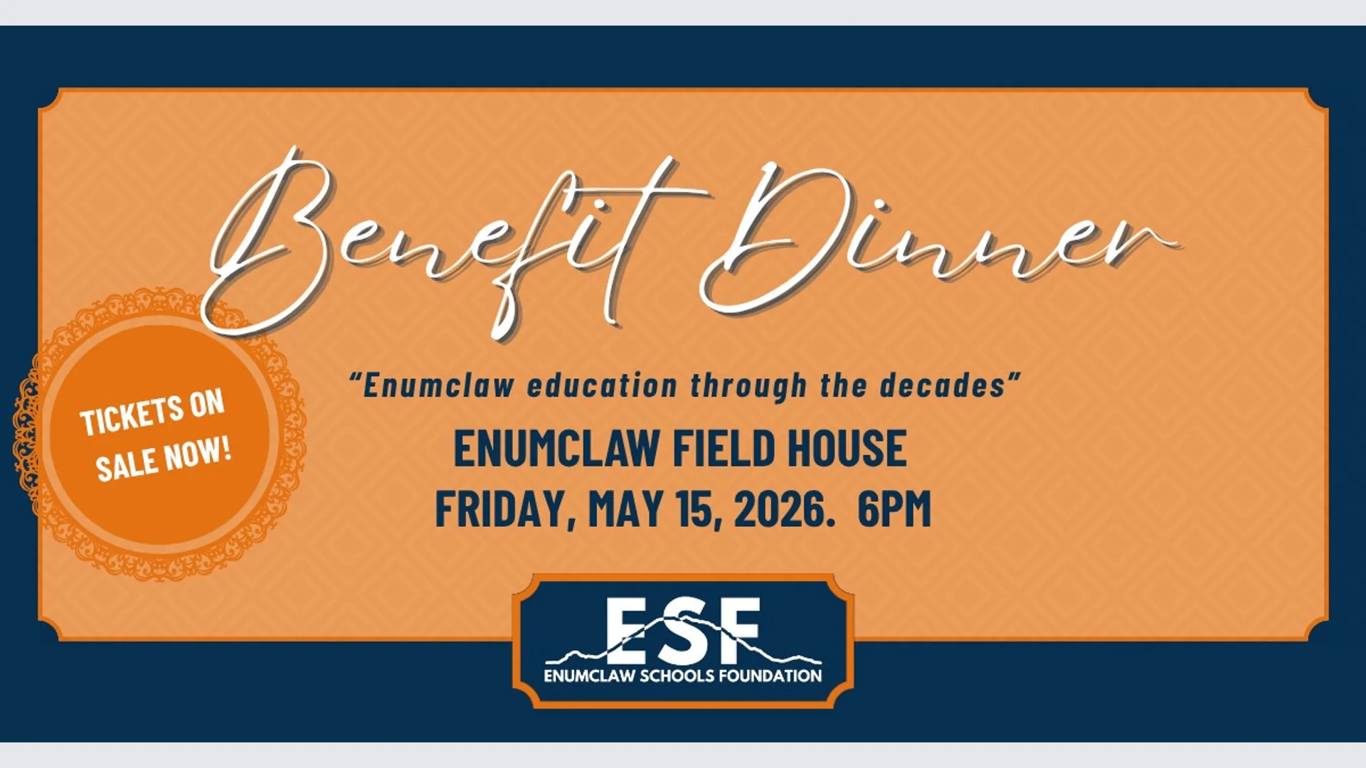 Annual ESF Benefit Dinner