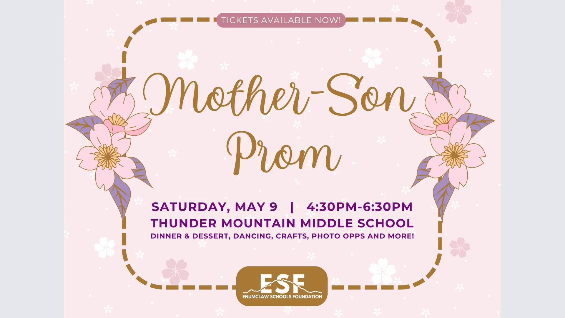 ESF Mother-Son Prom