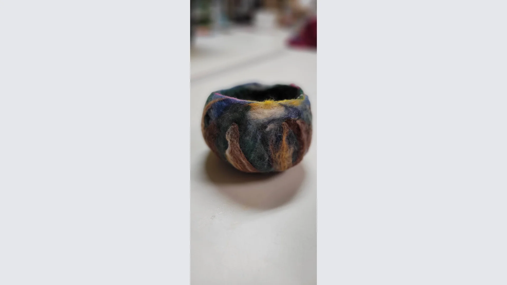 Felted Earthday Bowl