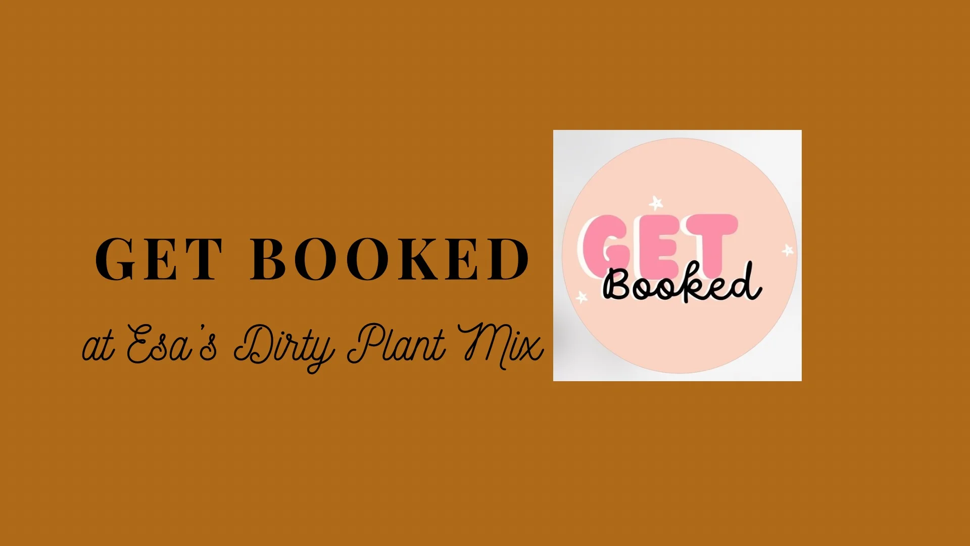 Pop Up: GET BOOKED