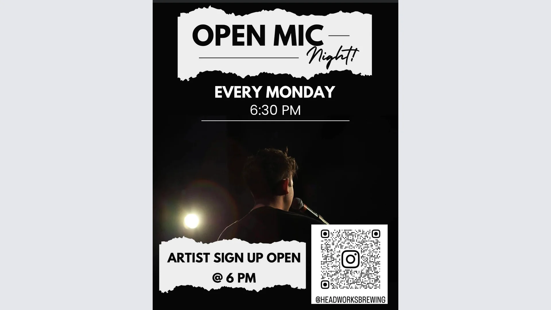 Mondays | Open Mic Night
