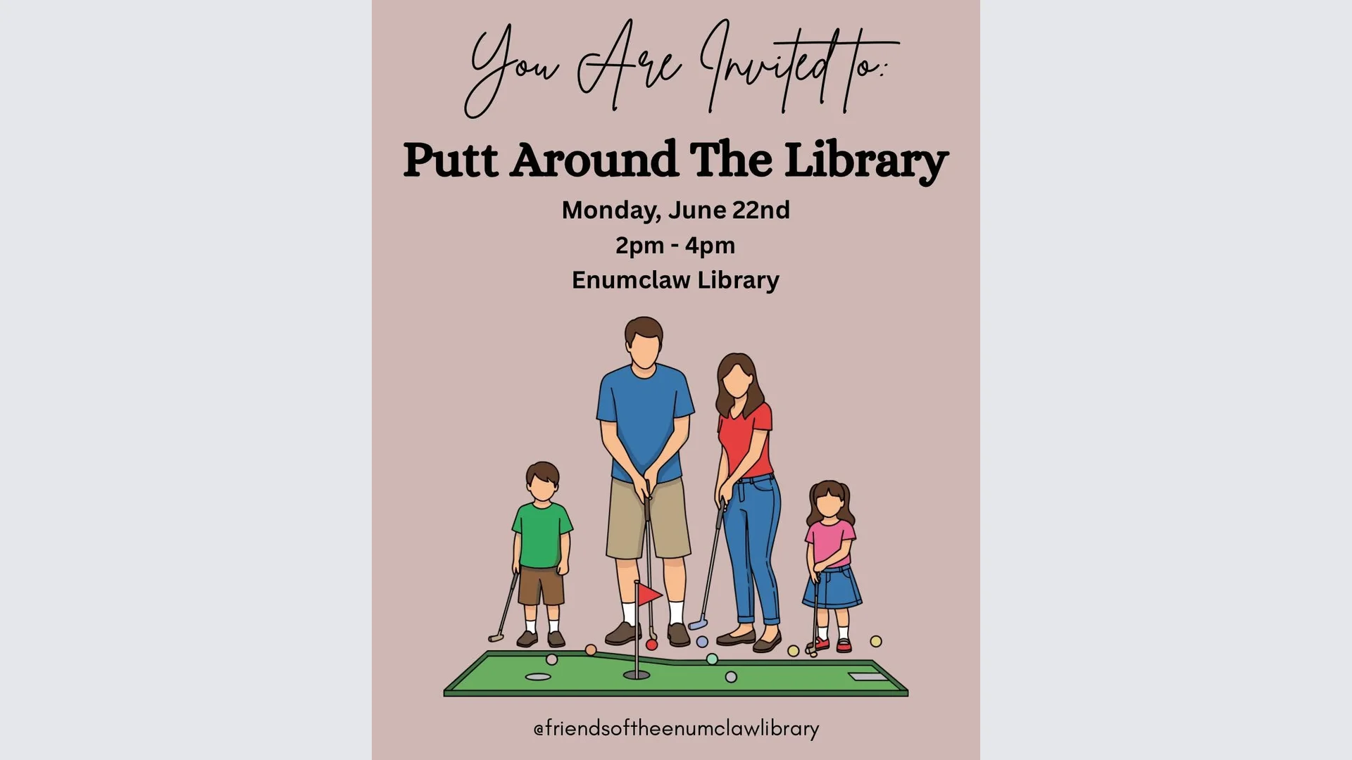Putt Around The Library