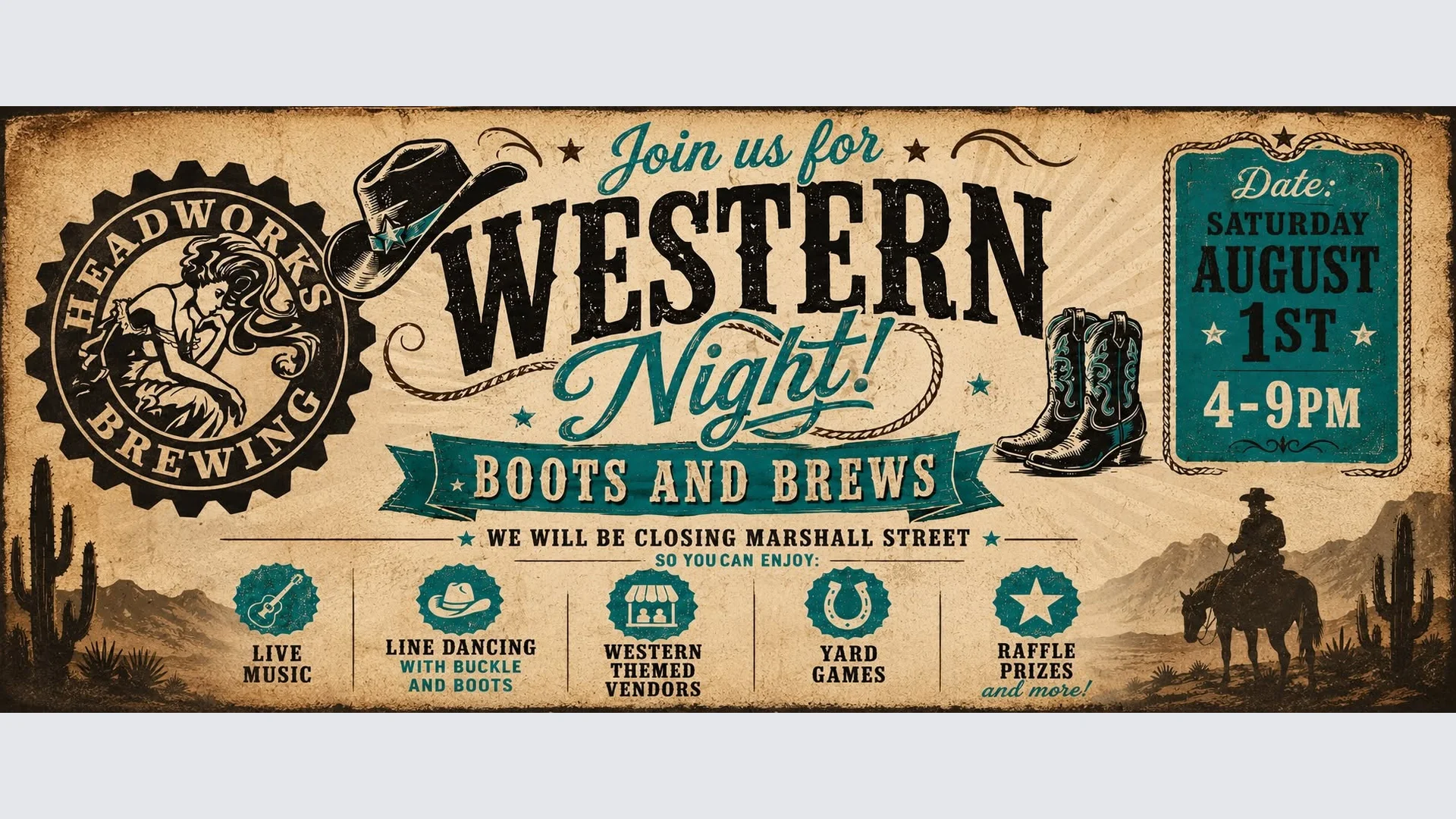 Boots & Brews: A Country Western Night