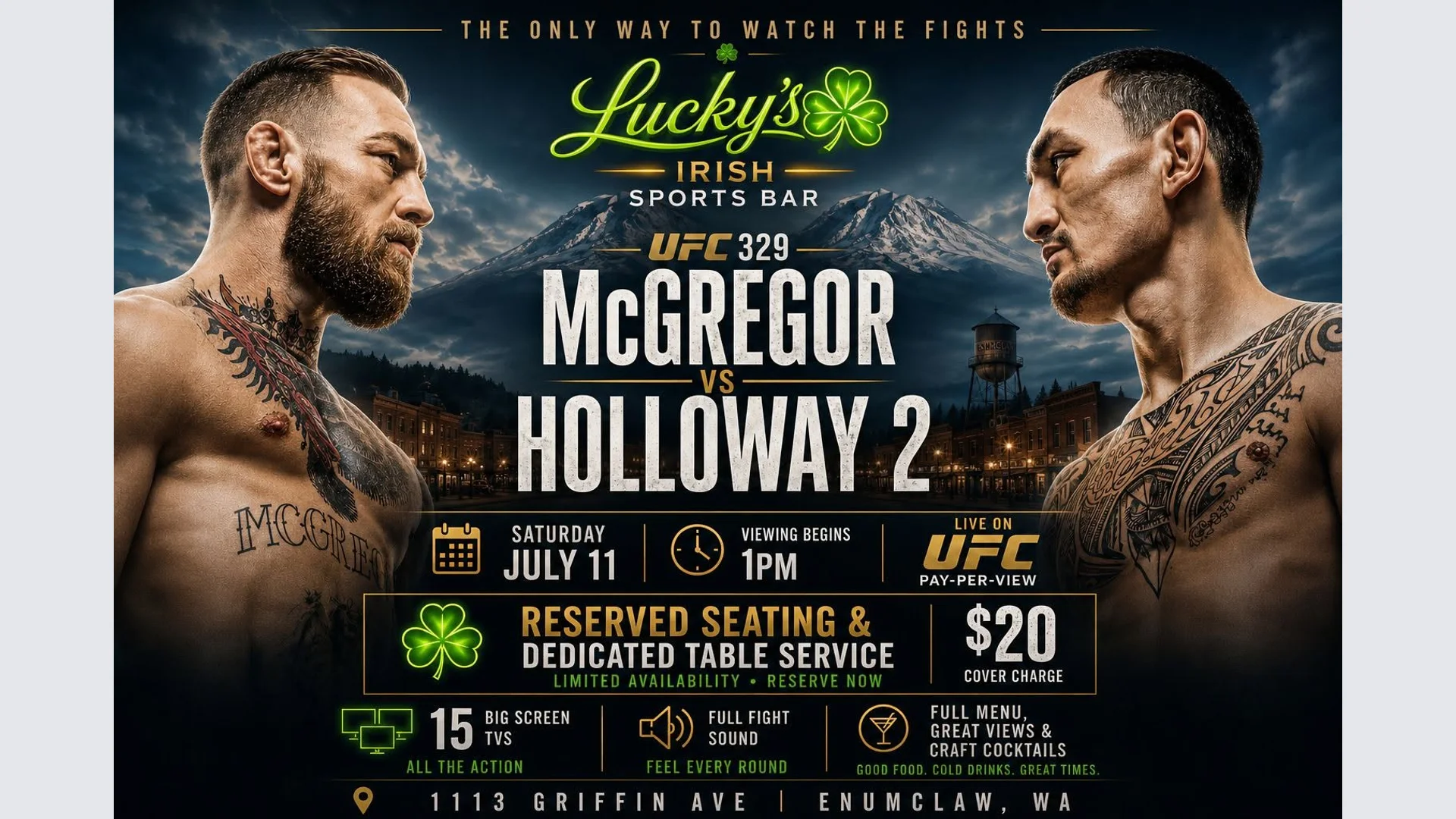 UFC Fight: McGregor vs. Holloway Watch Party