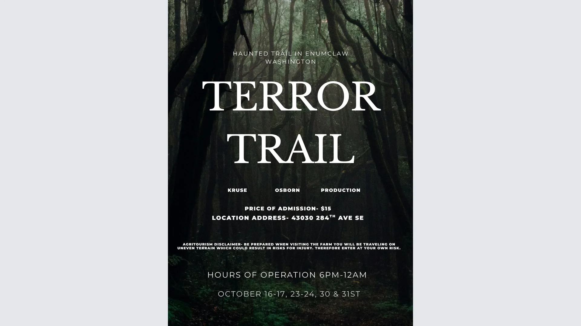 Terror Trail – Haunted Trail