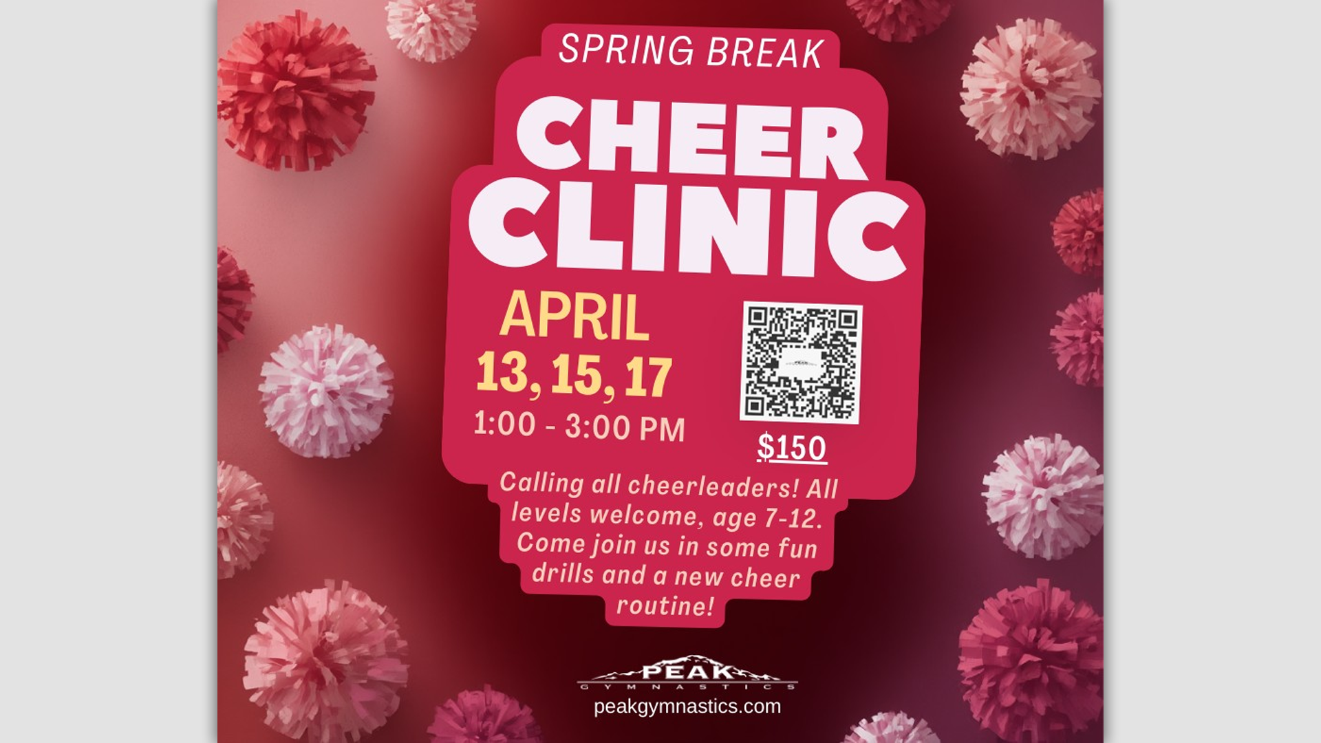 CHEER CLINIC - 3 days!