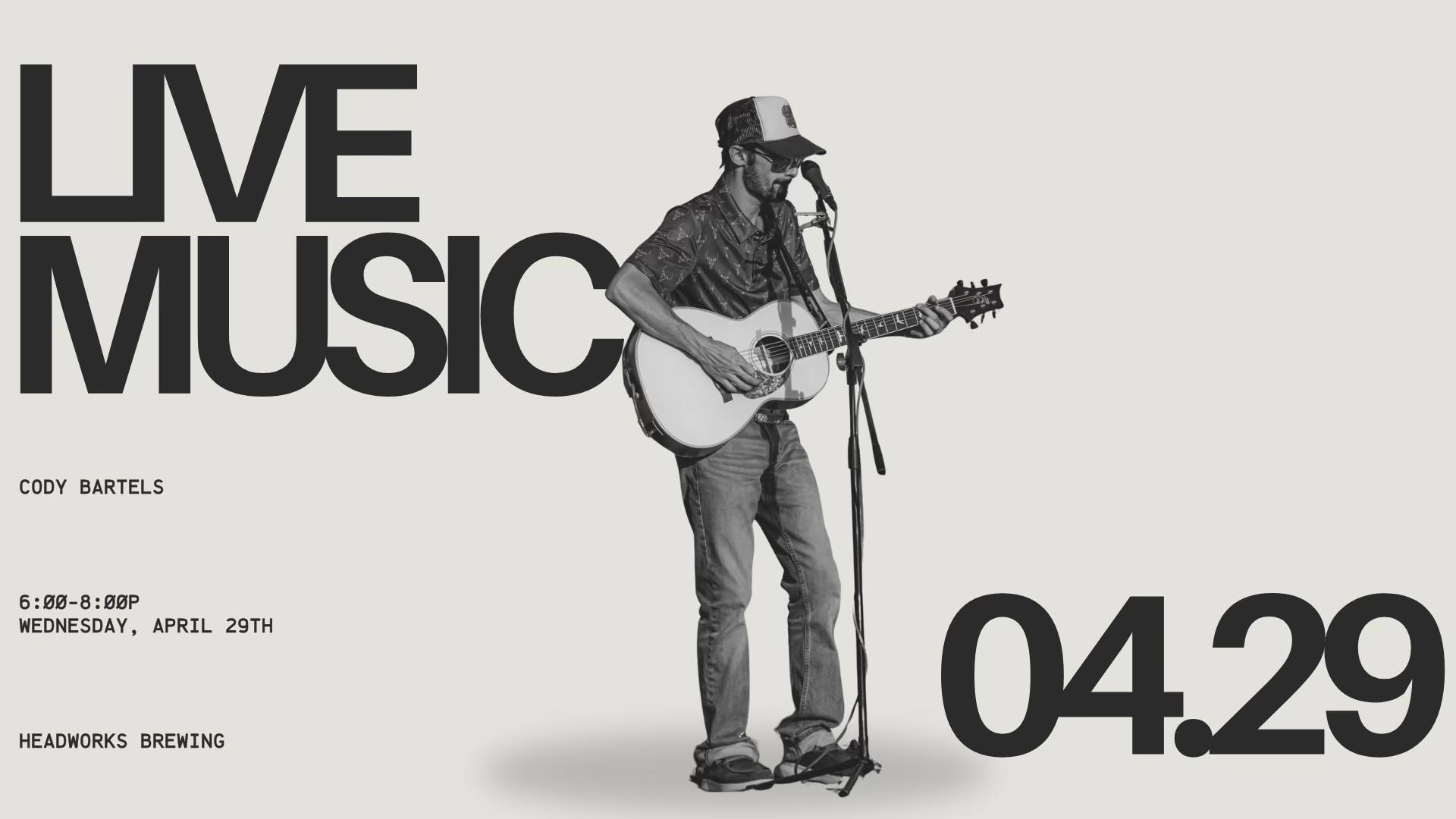 LIVE MUSIC: Cody Bartels