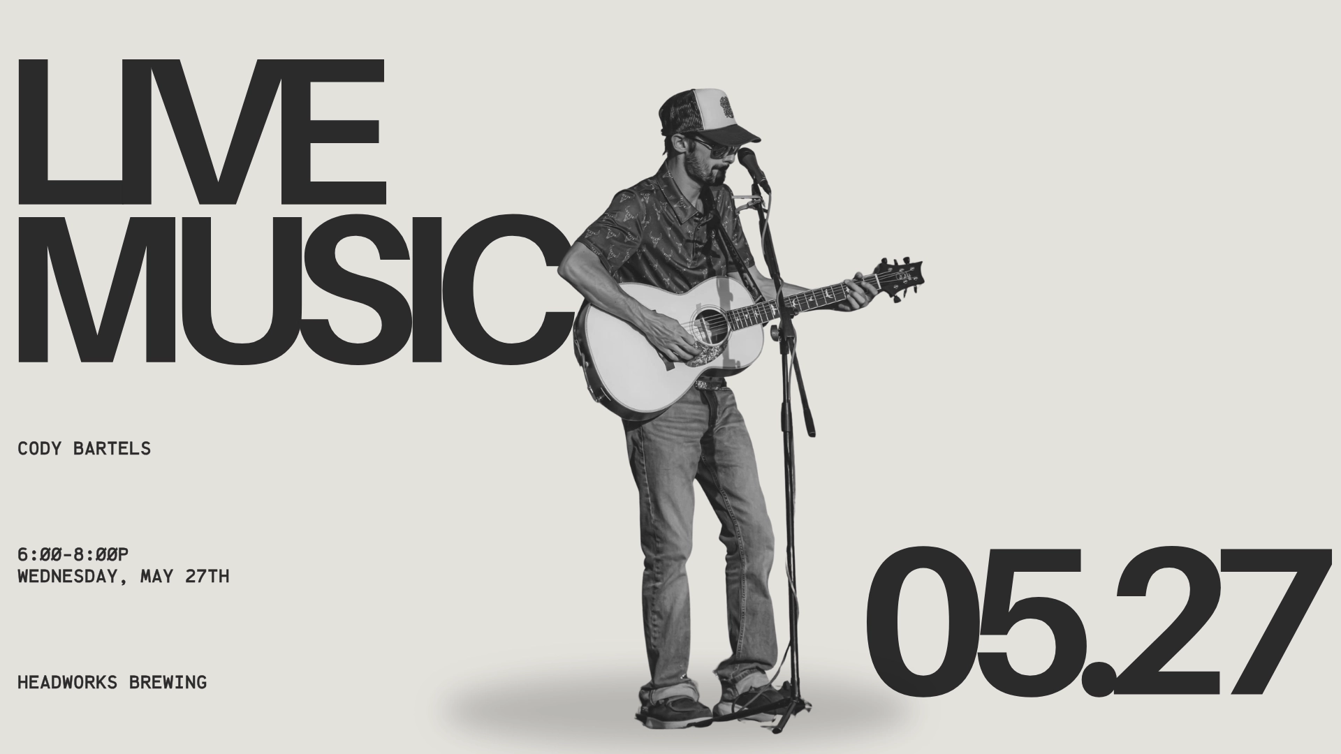 LIVE MUSIC: Cody Bartels