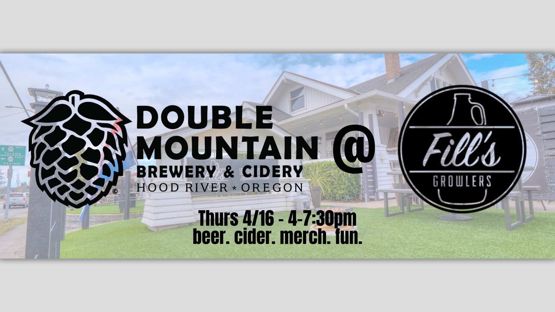 Double Mountain Brewery AND Cidery Tap Takeover at Fill's Growlers!