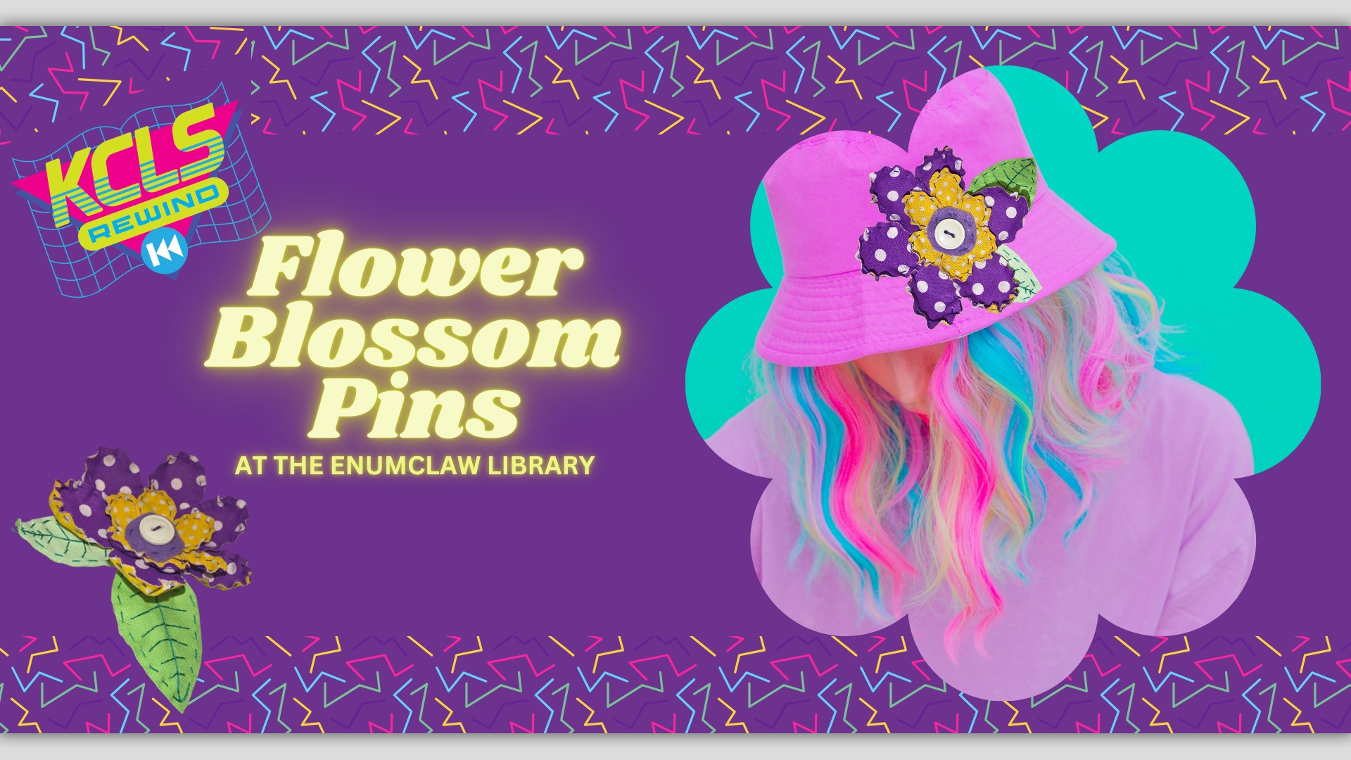 Flower Blossom Pins - Registration opens April 8