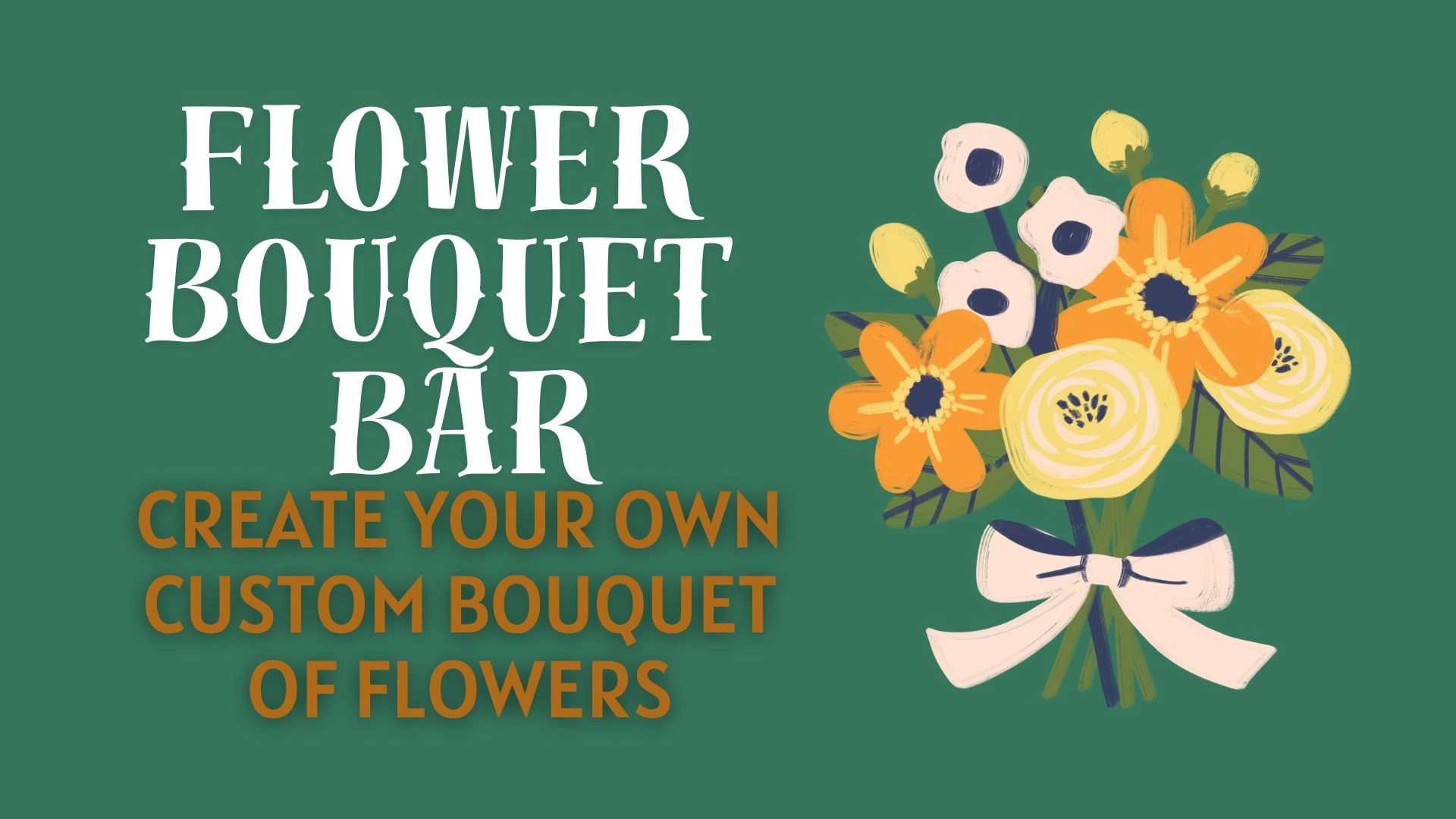 Flower Bouquet Bar