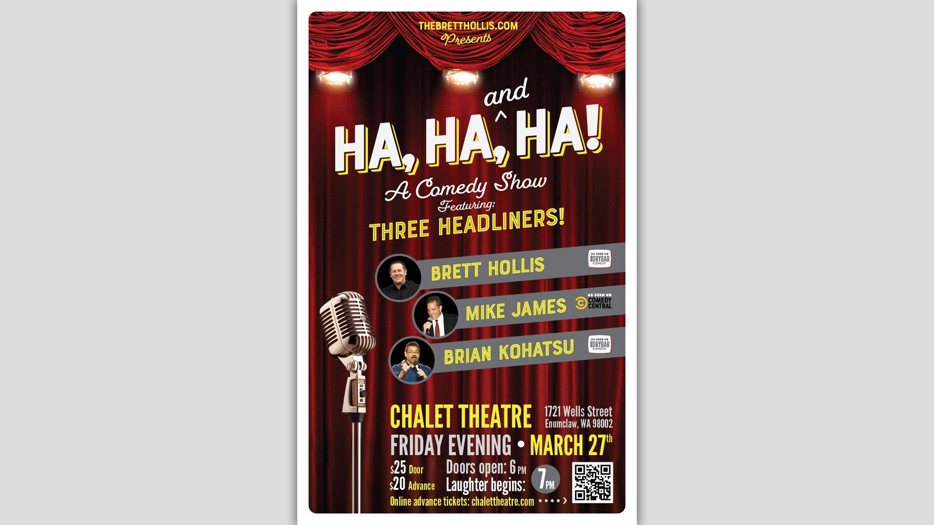HA, HA, and HA! A Clean Comedy Show