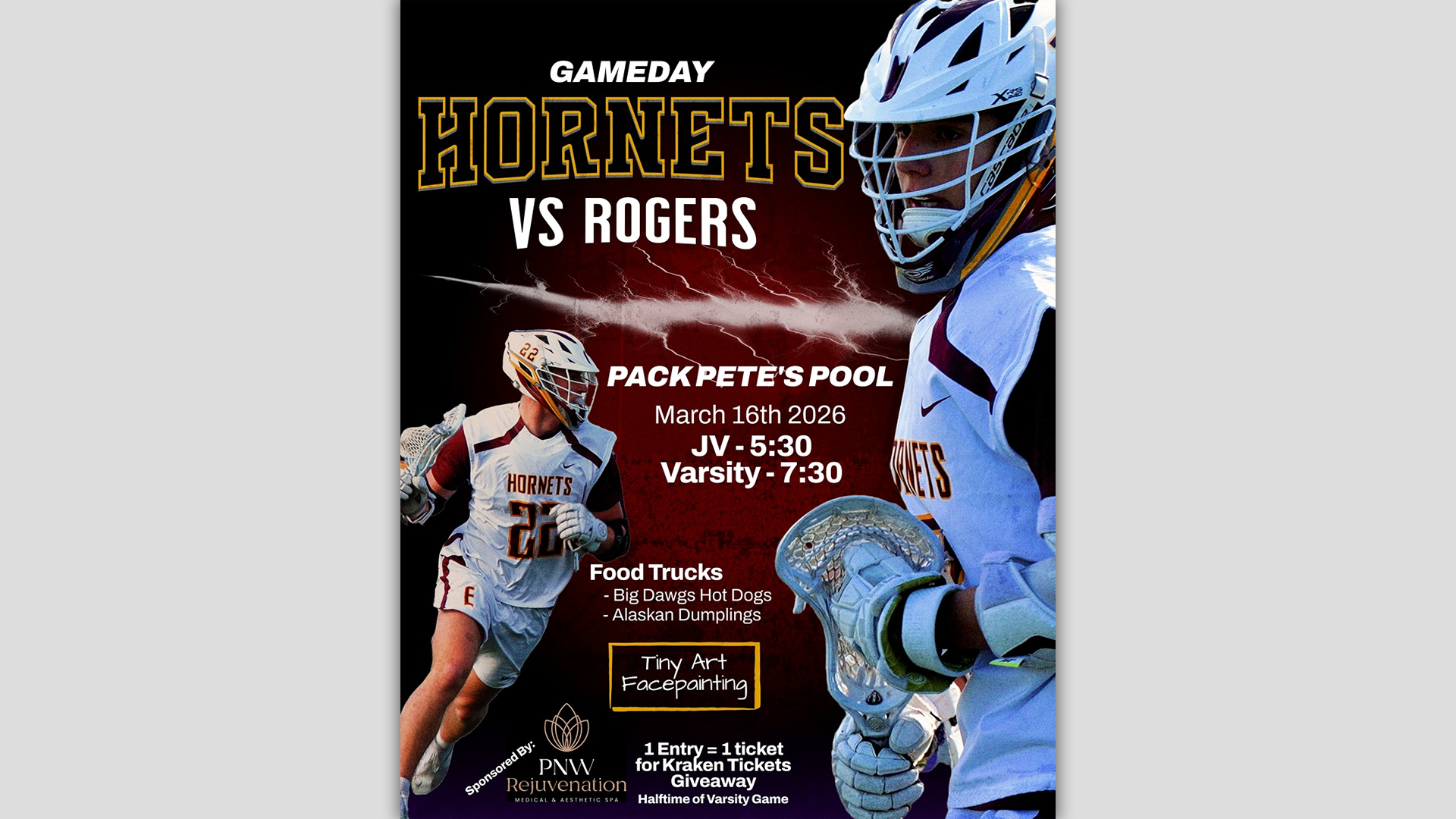 Hornets Lacosse vs Rogers