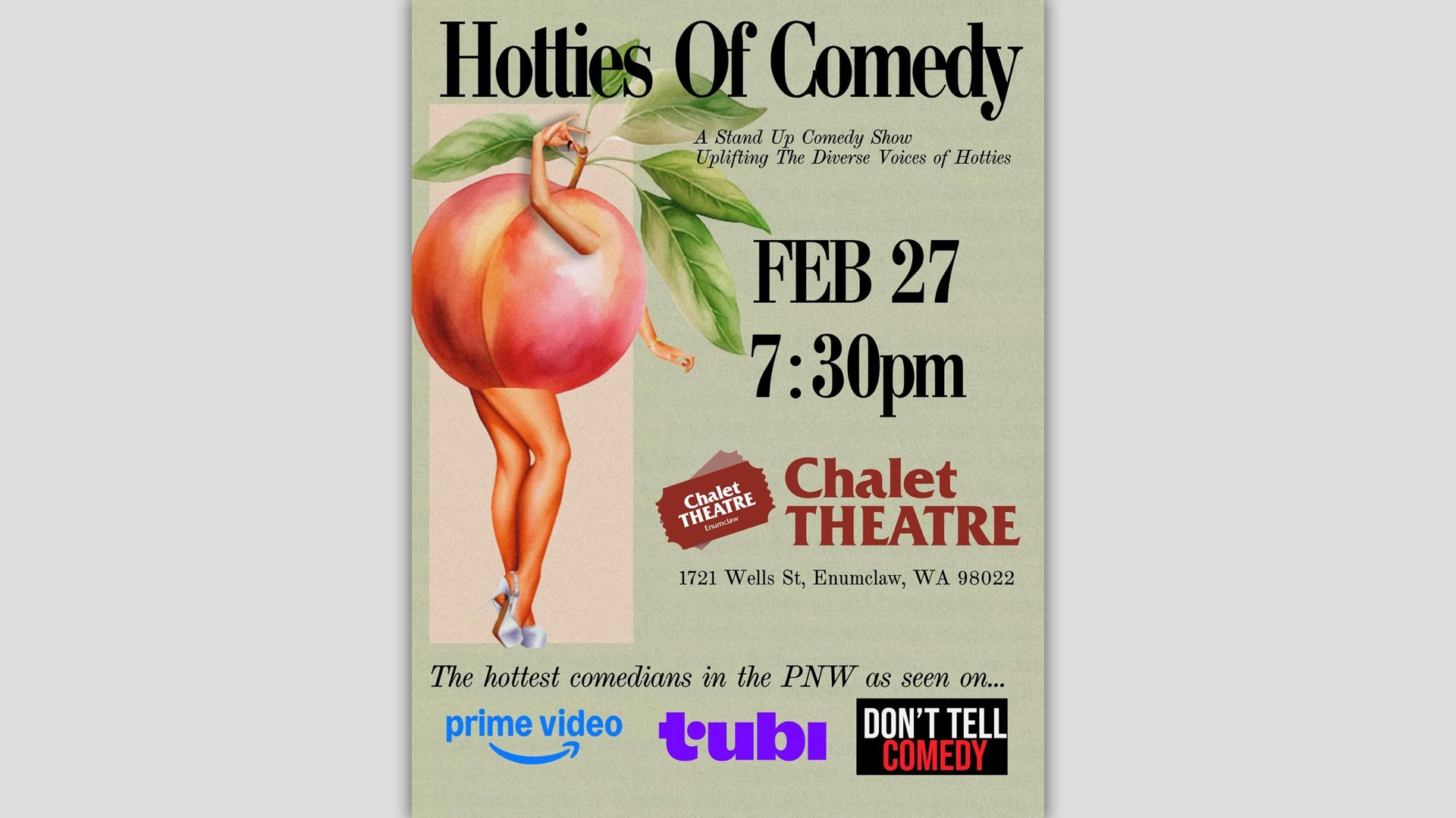 Hotties of Comedy: Live Stand Up Show at Chalet Theatre