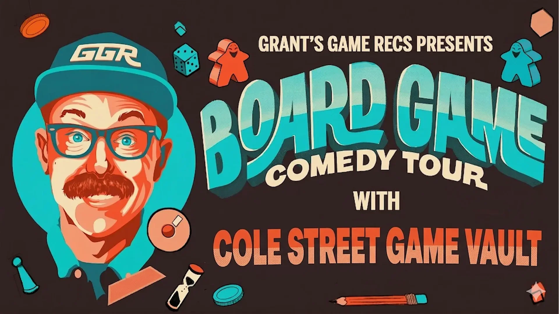 The Board Game Comedy Night at Cole Street Game Vault