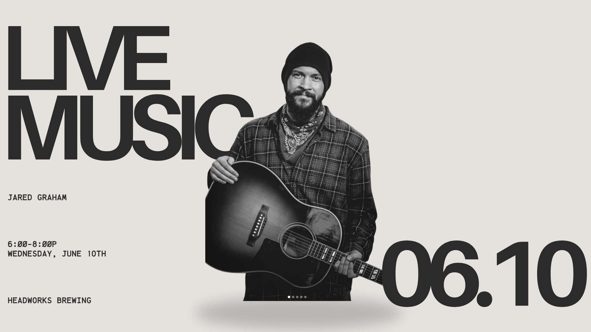 LIVE MUSIC: Jared Graham