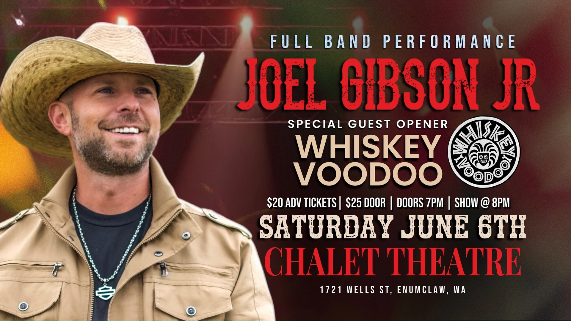 Joel Gibson Jr. @ The Chalet Theatre