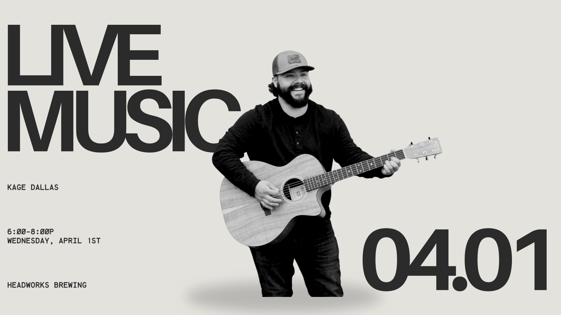 LIVE MUSIC: Kage Dallas