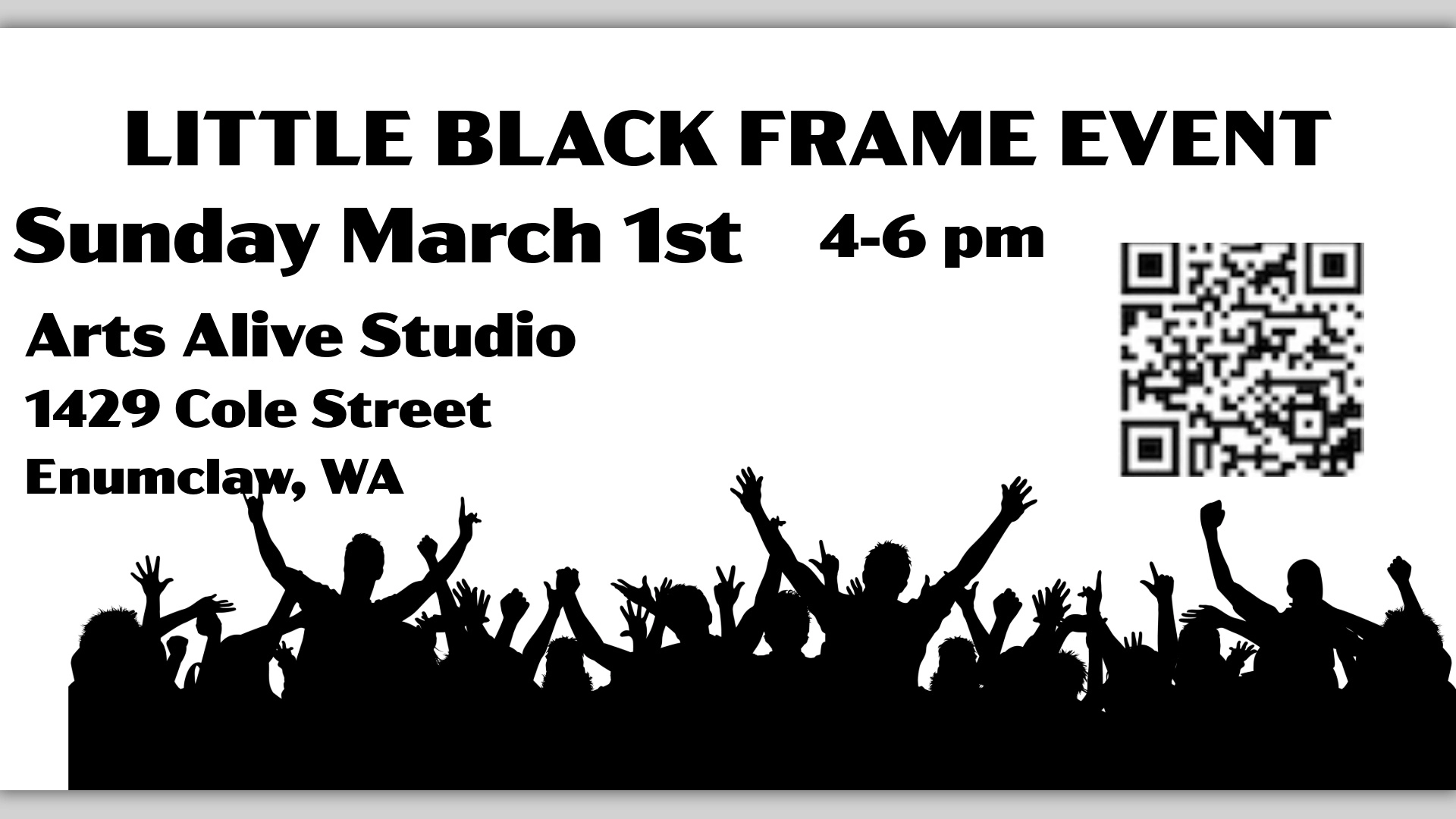 Little Black Frames Fundraising Event