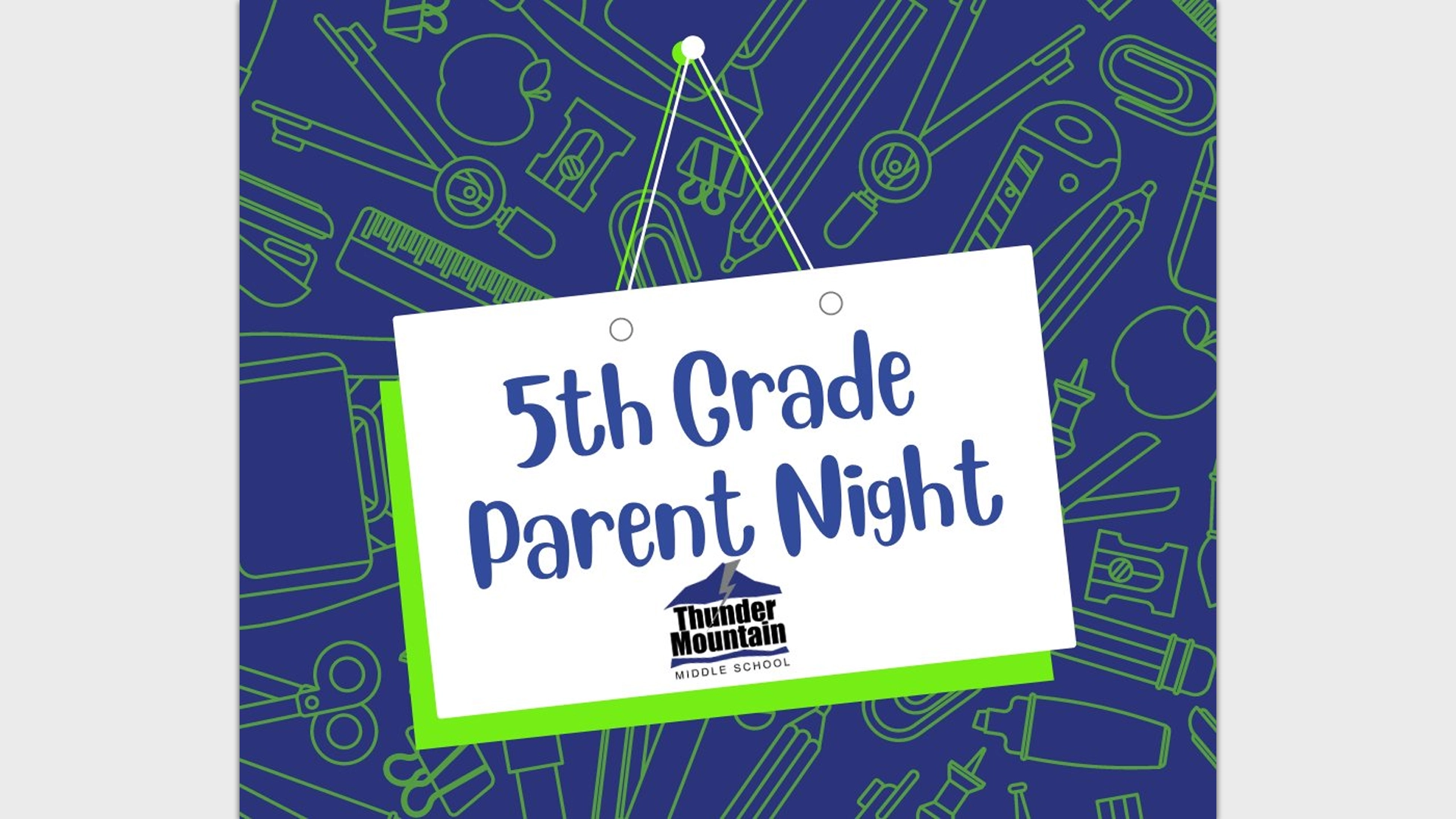 5th Grade Parent Night