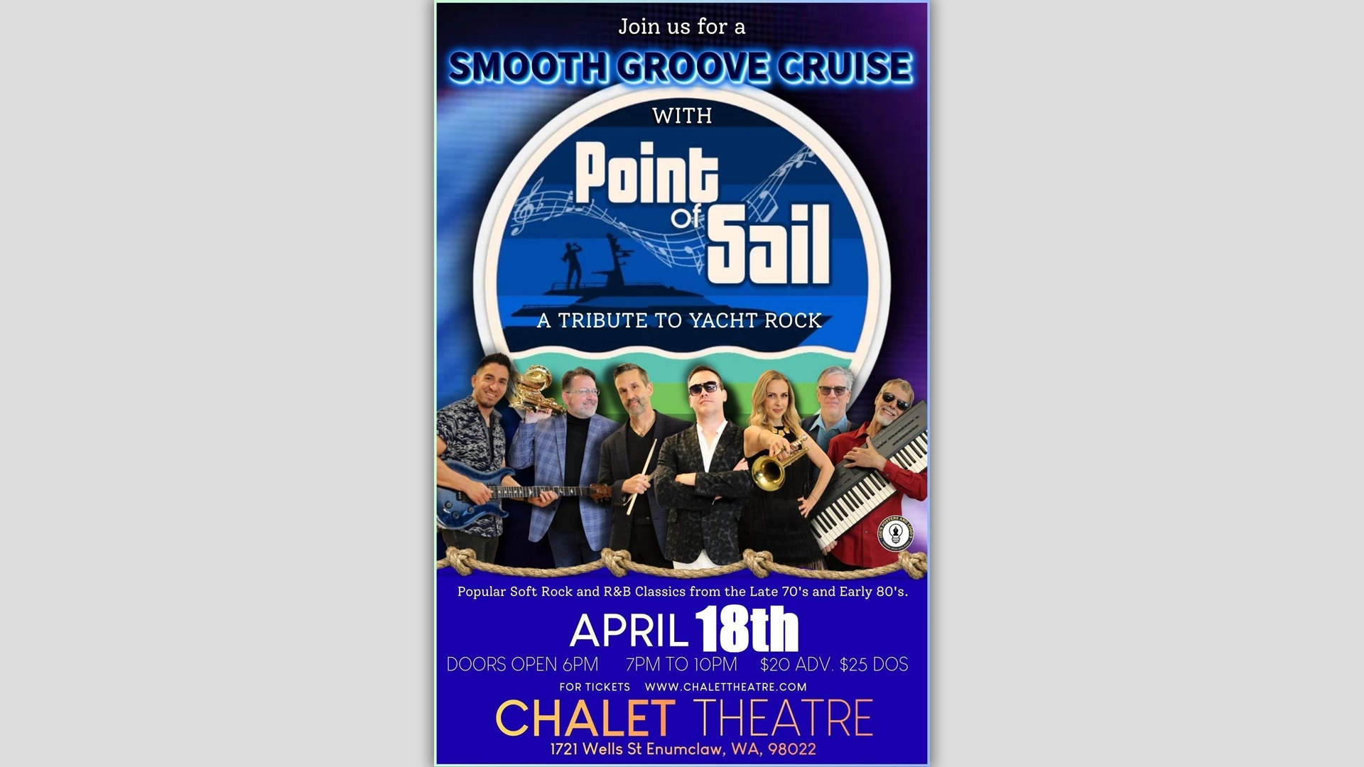 Point of Sail – Yacht Rock Tribute Concert