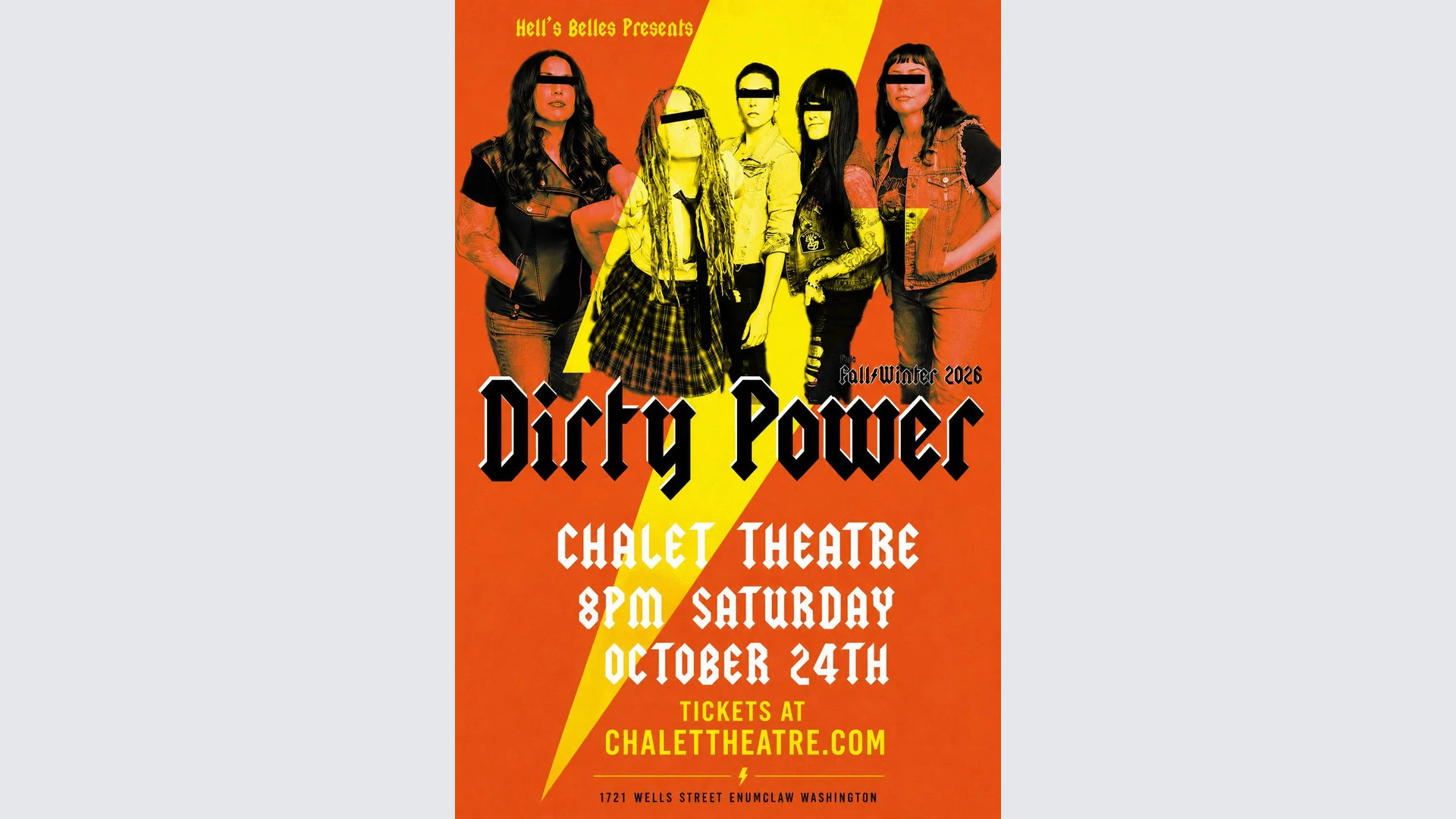 Hell's Belles: All-Female AC/DC Tribute at Chalet Theatre