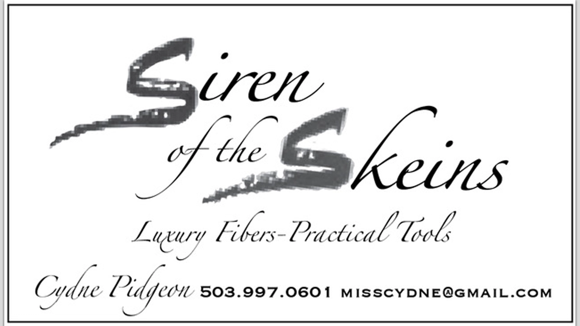 Siren of the Skeins Vending at Shepherds’ Extravaganza