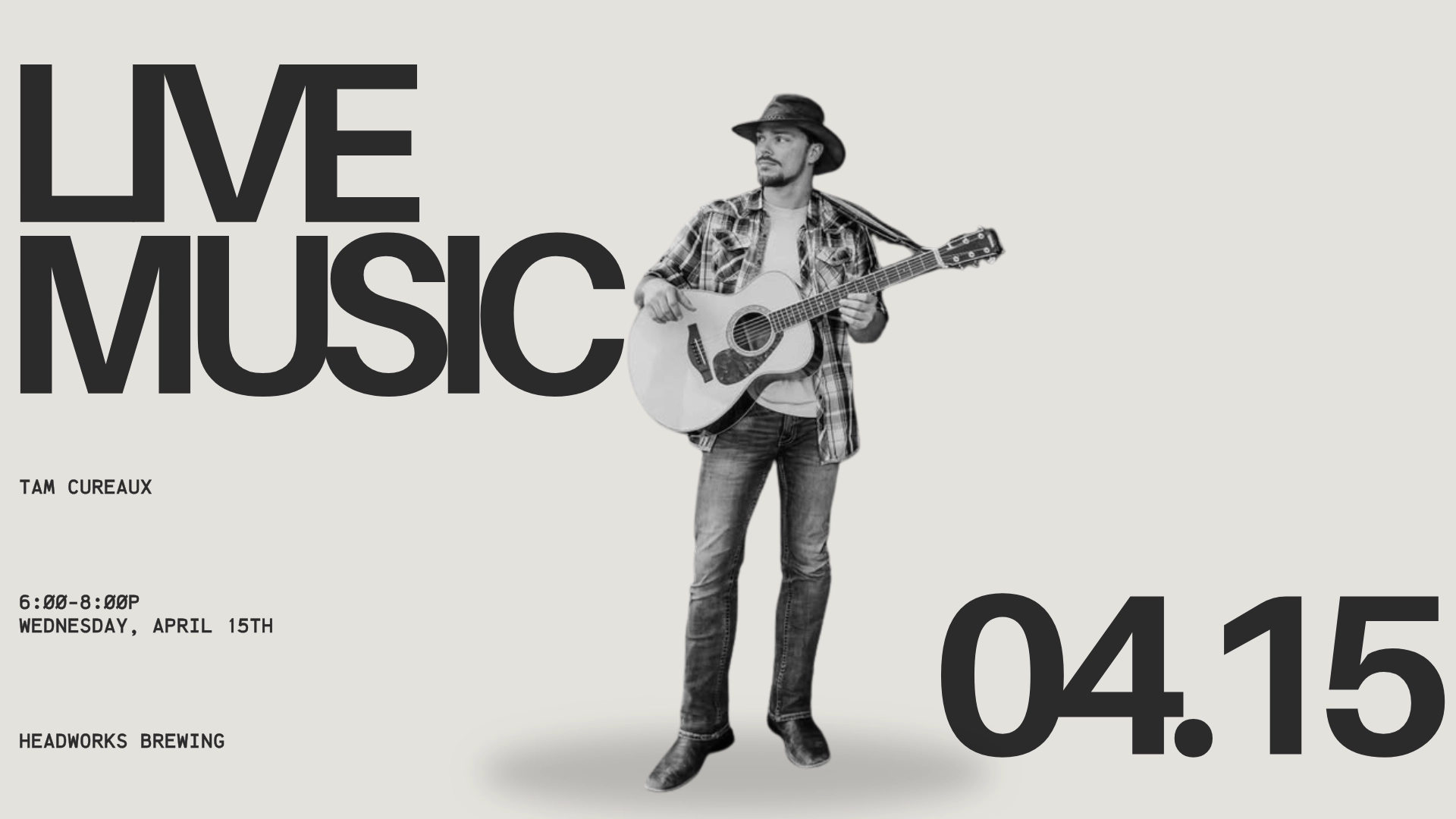 LIVE MUSIC: Tam Cureaux