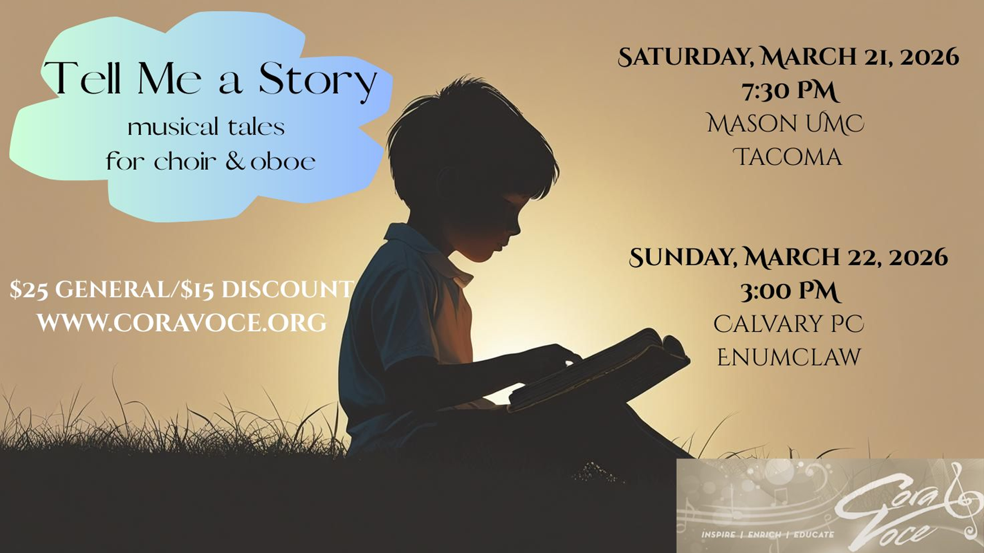 Cora Voce presents Tell Me a Story (Sunday)