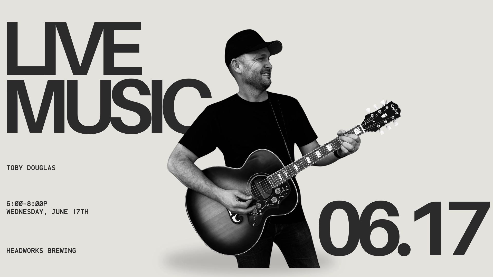 LIVE MUSIC: Toby Douglas